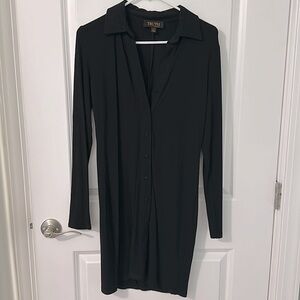 Long sleeve black dress 👗🖤